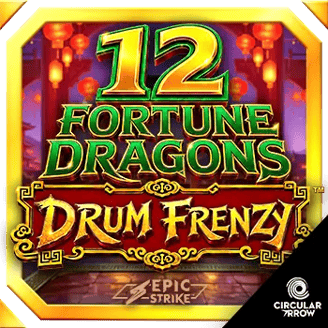 12 Fortune Dragons Drum Frenzy